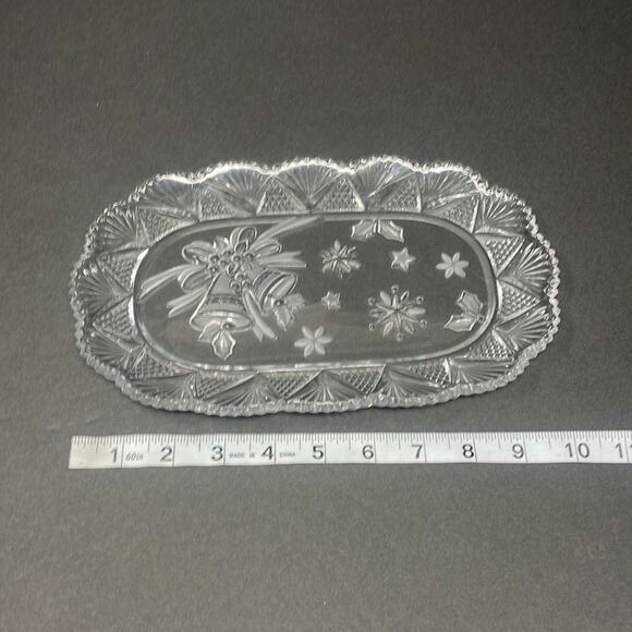 Studio Nova Holiday Bells Scalloped Rim Dessert Tray - Picture 5 of 8